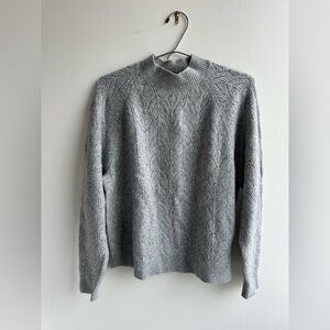 Uniqlo Mock Neck Knit Sweater, size M